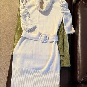 Forever 21 Cream Sweater Dress